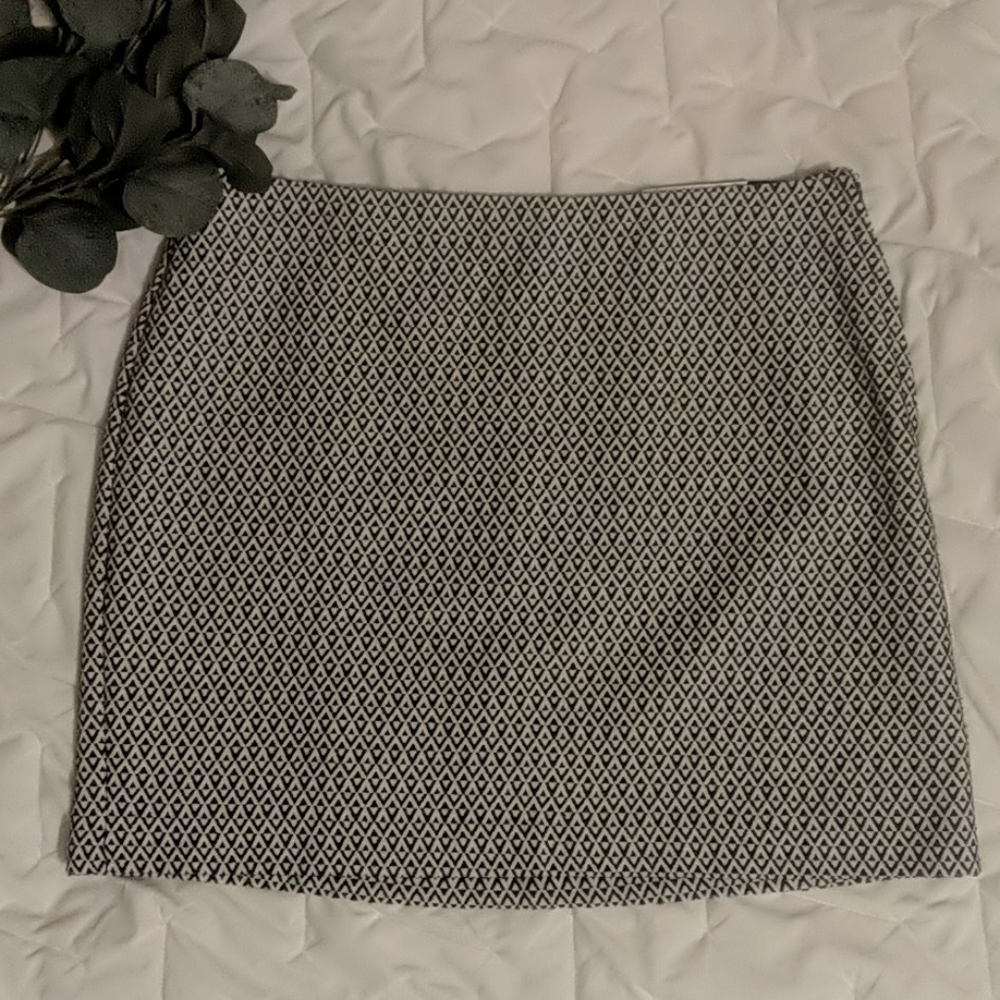 Black and white skirt